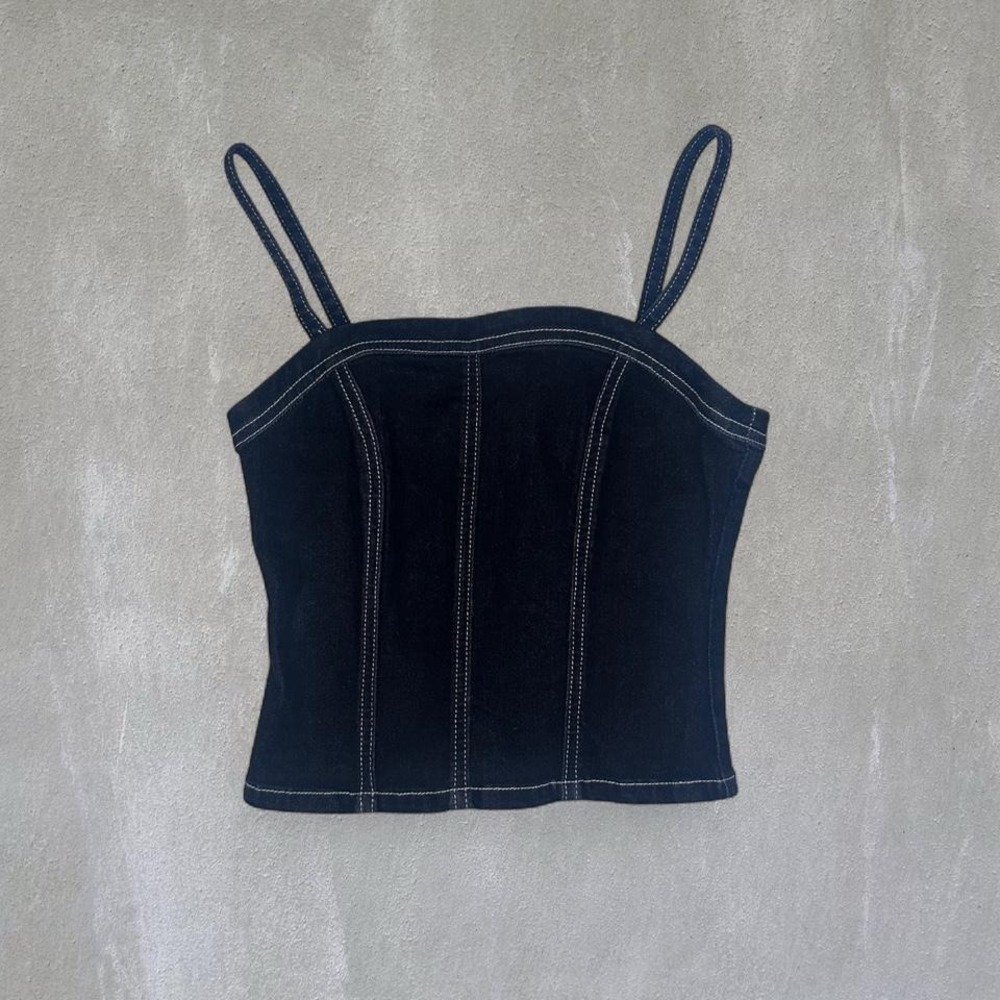 Denim top